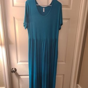 Teal Maxi Dress